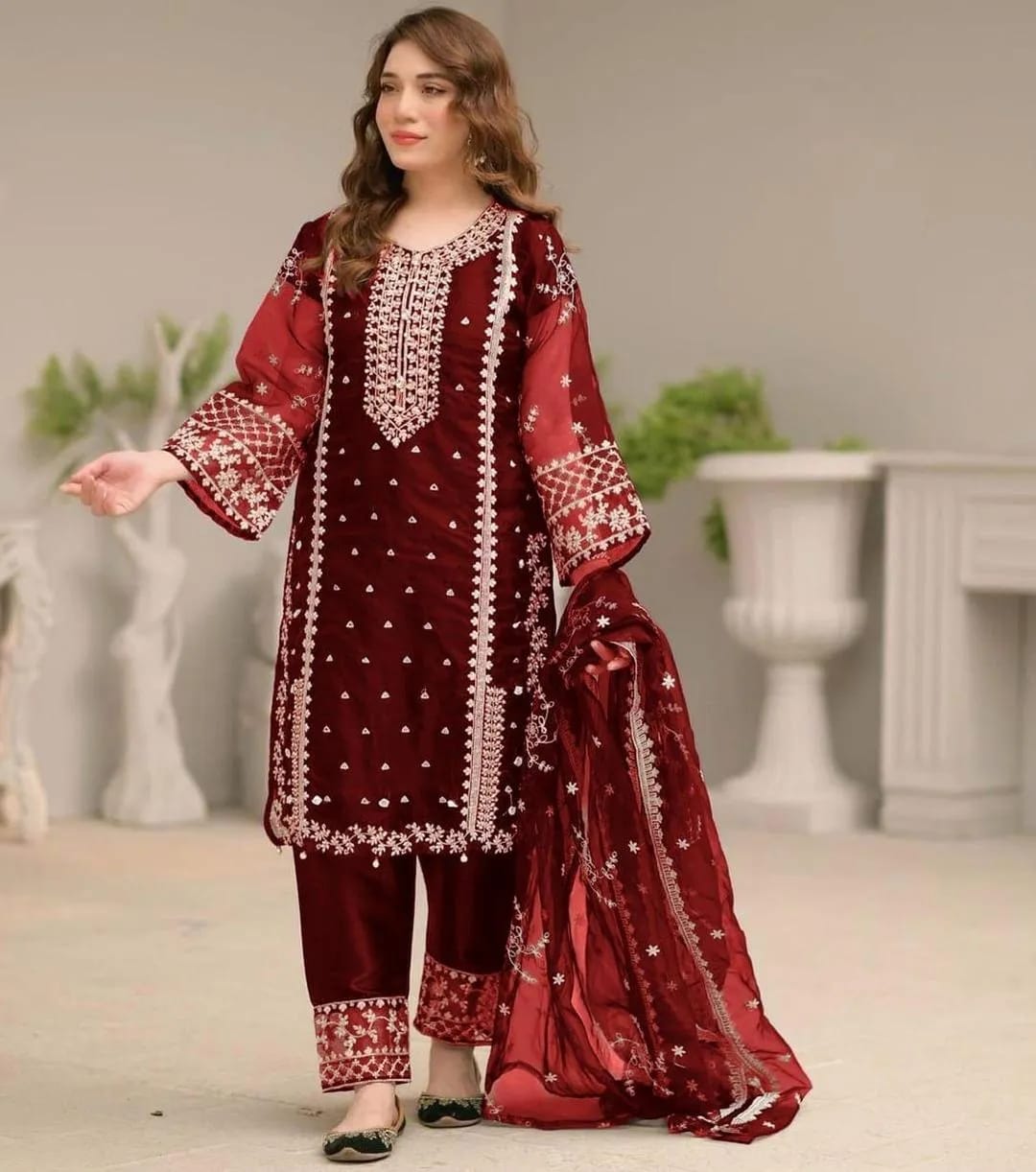 Maroon Aura Set